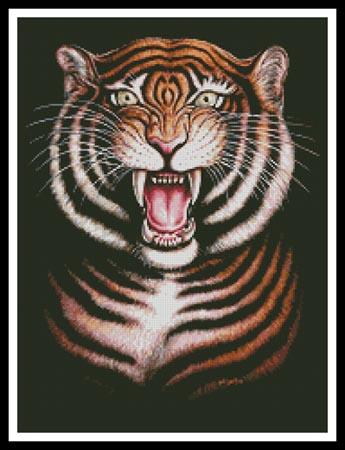click here to view larger image of Tiger Painting  (Gail Gastfield) (chart)