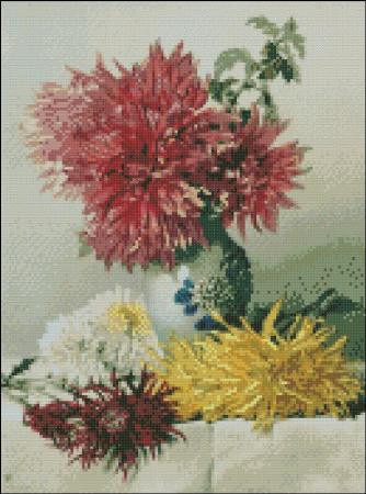 Duffield - Chrysanthemums in a Vase