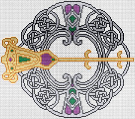 click here to view larger image of Celtic Brooch (chart)