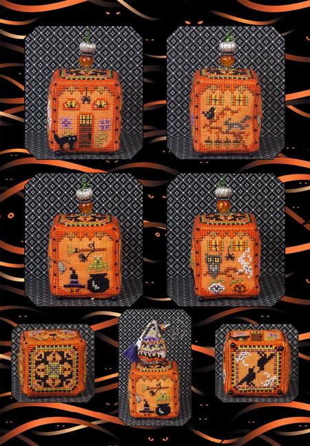 Witchy Pumpkin Cottage and Embellishments