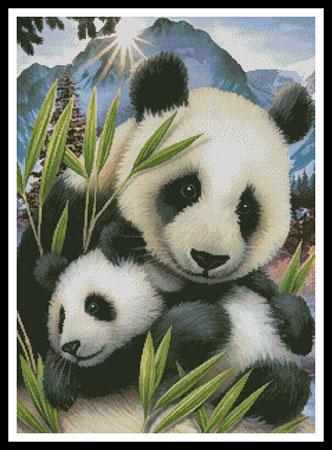 click here to view larger image of Panda and Cub  (Howard Robinson) (chart)