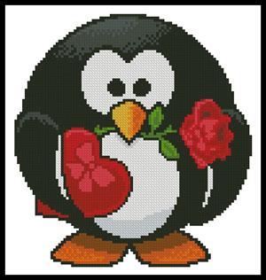 Mini Valentine Penguin