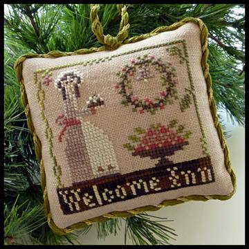 Sampler Tree Ornament - Welcome Inn (9)