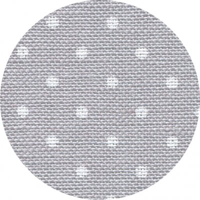 Petit Point Grey with White Points - 32ct Belfast Linen