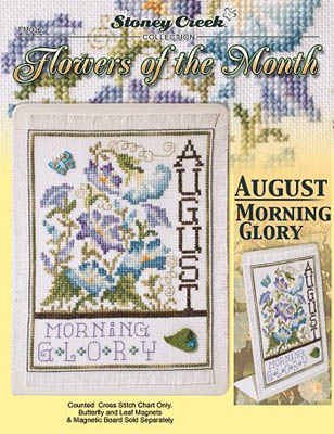 click here to view larger image of Flowers of the Month - August Morning Glory (chart)