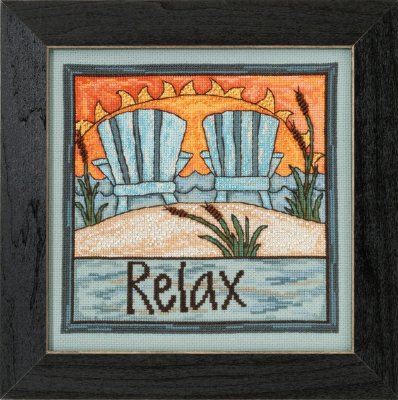 click here to view larger image of Relax (counted cross stitch kit)