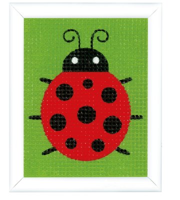 click here to view larger image of Ladybug - Canvas Kit (needlepoint)