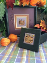 click here to view larger image of Halloween Pumpkin Box (counted cross stitch kit)