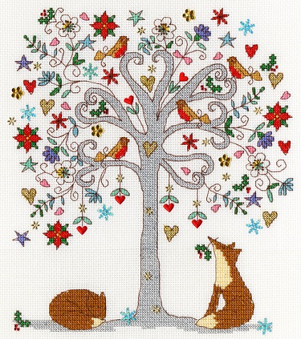 click here to view larger image of Love Winter (counted cross stitch kit)