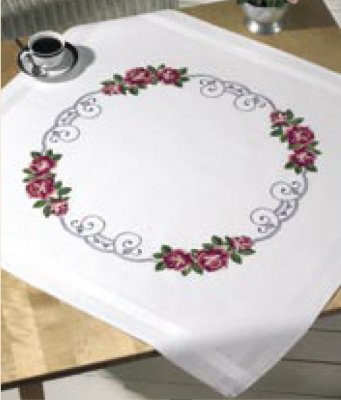 Roses Circle Table Cloth