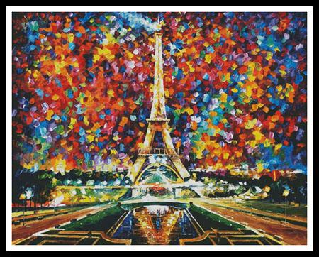 Paris of My Dreams - Large  (Leonid Afremov)