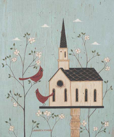 Church Birdhouse - Warren Kimble