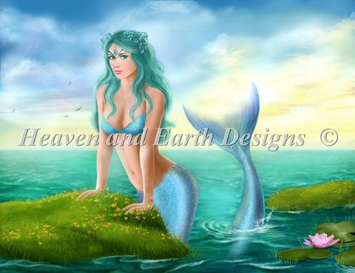 click here to view larger image of Mermaid On Shore - Alena Lazareva (chart)