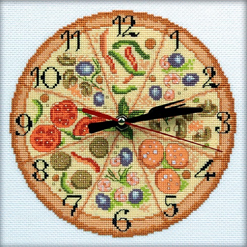 Bon Appetit! Clock