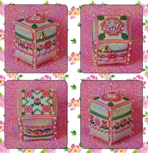 Bee Rosy Pin Cube (Limited Quantity) EXCLUSIVE TO ABC STITCH THERAPY