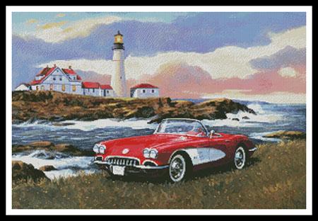 Corvette At The Coast  (Kevin Walsh)
