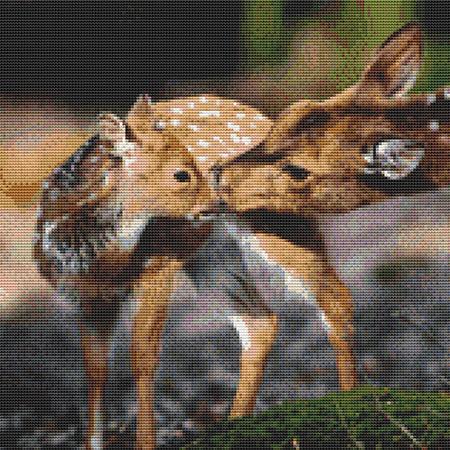 click here to view larger image of Mother and Child Deer (chart)