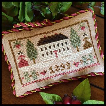 Sampler Tree Ornament - Christmas In The Country (11)