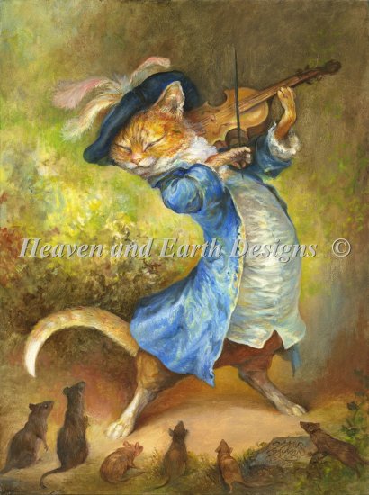 Cat With Fiddle