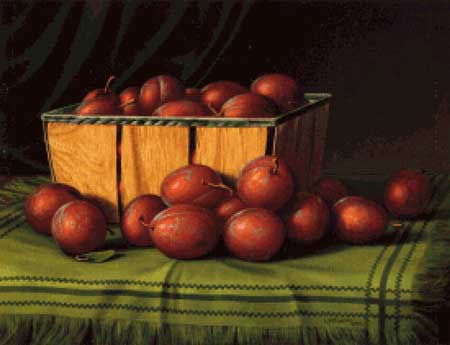 Basket of Plums - Levi Wells Prentice
