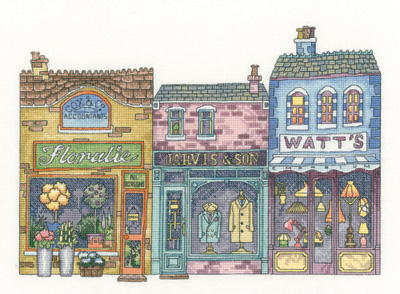 click here to view larger image of High Street (Aida) (counted cross stitch kit)