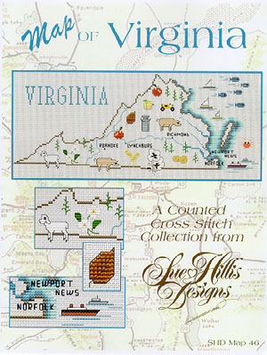 click here to view larger image of Virginia Map (chart)