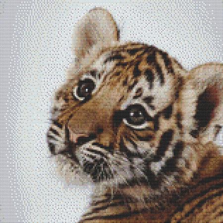 click here to view larger image of Adorable Tiger Cub (chart)