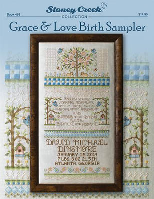 click here to view larger image of Grace and Love Birth Sampler (chart)