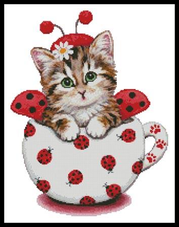 Ladybug Kitty Cup  (Kayomi Harai)