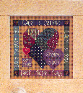 click here to view larger image of Celebration of Love (counted cross stitch kit)