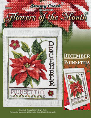 Flowers of the Month - December Poinsettia