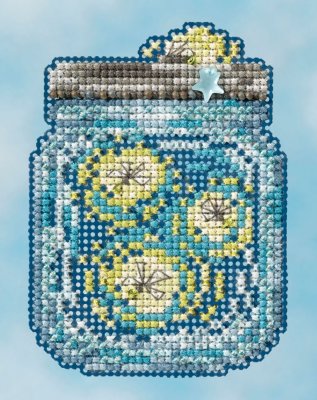 click here to view larger image of Fireflies - Spring Bouquet 2016 (counted cross stitch kit)