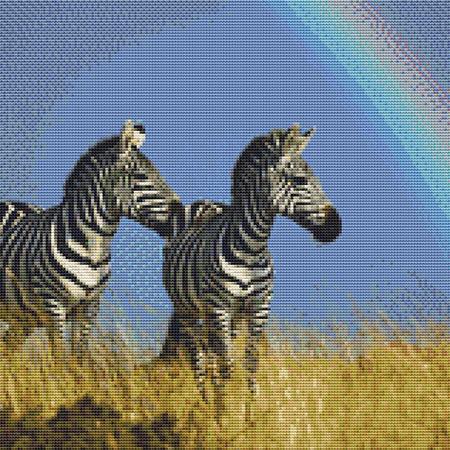 click here to view larger image of Zebras and a Rainbow (chart)