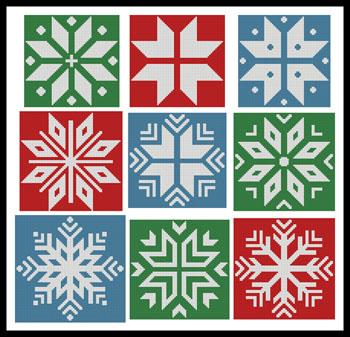 click here to view larger image of Christmas Snowflake Set 3 (chart)