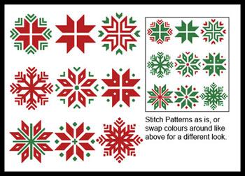 click here to view larger image of Christmas Snowflake Set 1 (chart)