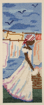 click here to view larger image of Blue Monday (counted cross stitch kit)