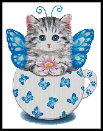 Butterfly Kitty Cup  (Kayomi Hara)