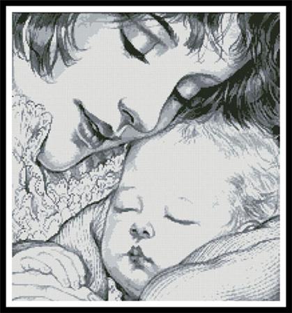 click here to view larger image of Mother Holding Baby (chart)