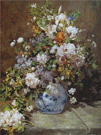 Spring Bouquet  (Pierre-Auguste Renoir)