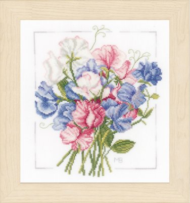 click here to view larger image of Colorful Bouquet - Marjolein Bastin (counted cross stitch kit)