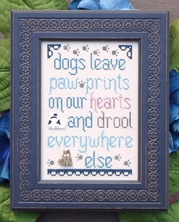 click here to view larger image of Dogs Leave Paw Prints - The Snarky Version (chart)