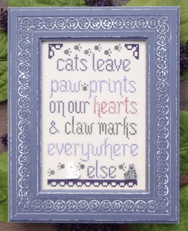 click here to view larger image of Cats Leave Paw Prints - The Snark Version (chart)