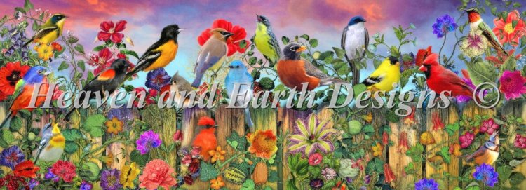 Birds And Blooms Garden - Aimee Stewart