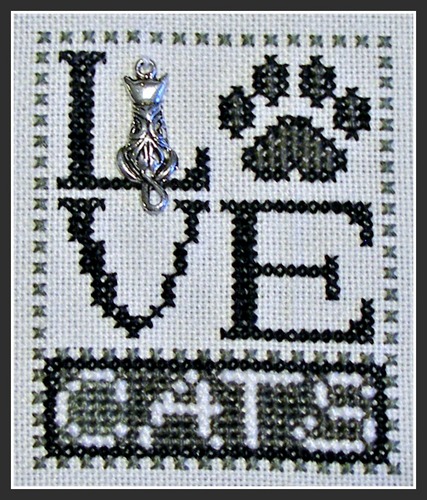 click here to view larger image of Love Bits - Love Cats (chart)