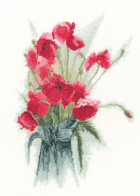 Jug of Poppies - John Clayton Collection (chart only)