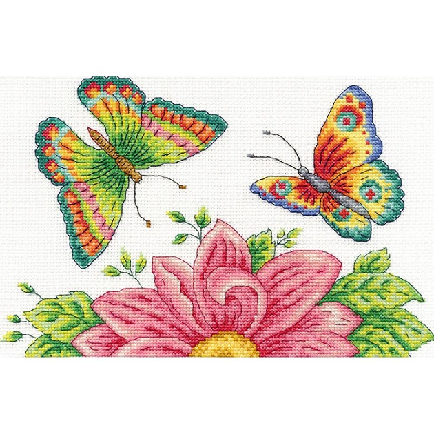 click here to view larger image of Butterfly Garden (counted cross stitch kit)