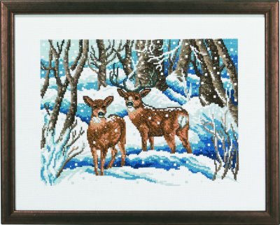 Winter and Deer