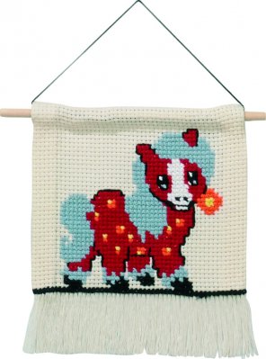 click here to view larger image of MFK - Bordeaux Pony (counted cross stitch kit)