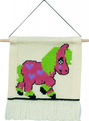 click here to view larger image of MFK - Heart Pony (counted cross stitch kit)