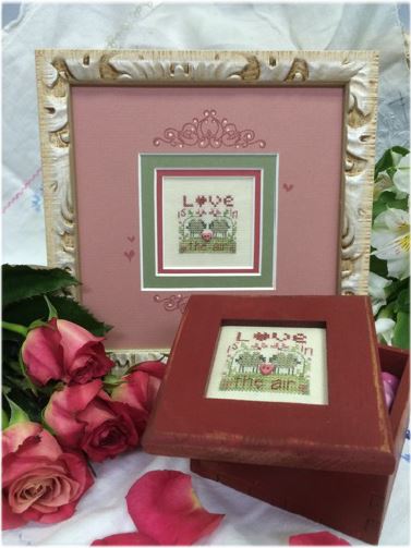 click here to view larger image of Love Is In The Air Box (counted cross stitch kit)